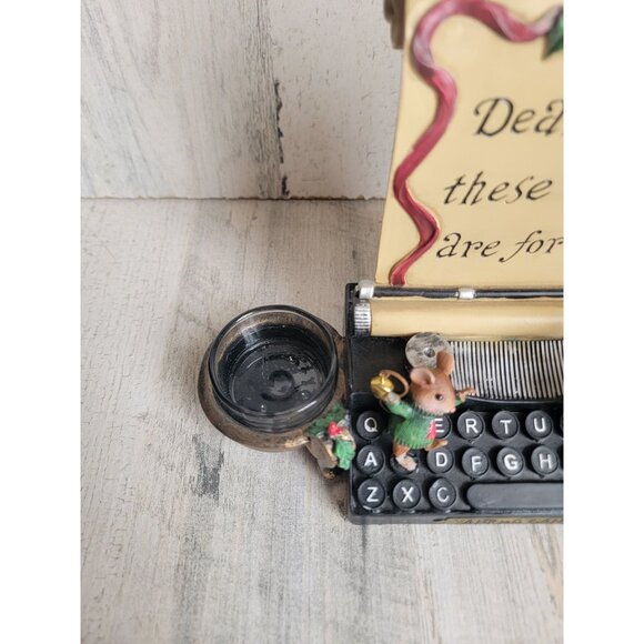 Yankee Candle Mouse AS IS typewriter Xmas tea light - Picture 7 of 14